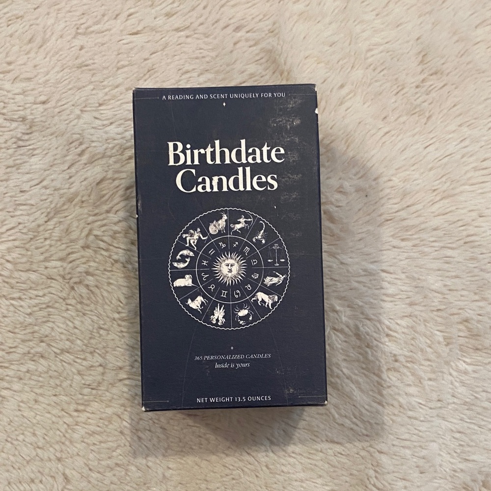 Birthdate Candles December Second Zodiac Candle 13.5 oz Rose Neroli
